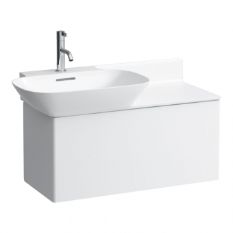 Spintelė praustuvui Laufen INO 770x348x355 mm, 2 stalčiai, praustuvams 813301/813302, spalva - balta matinė 